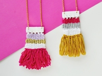 Enthralling Gumption Woven Necklace Pendant